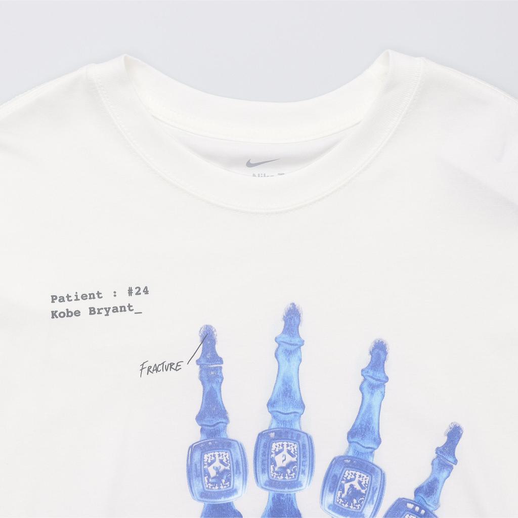 Nike FW24 Kobe X-Ray Series Comfortable Soft Versatile Short Sleeve T-Shirt Men Tops White HV6695-100