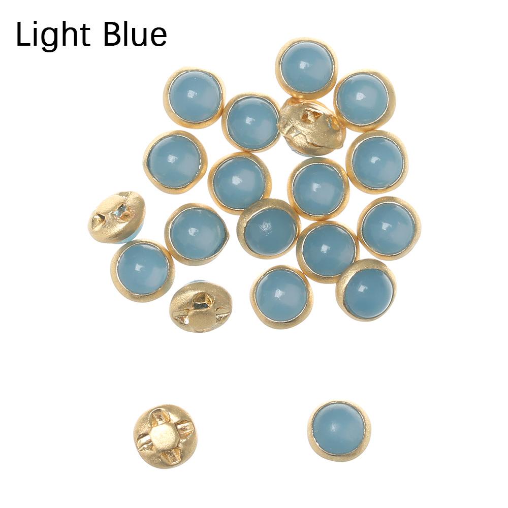 20Pcs 4mm Mini Doll Buttons Ultra-small Pearl Buckle Doll Bags Shoes Craft Buckle DIY 1/6 Doll Clothing Buckles Accessories