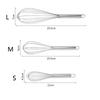 Stainless Steel Egg Beater, Kitchen Wire Ball Egg Beater, Milk Beater, Egg Mixer, Mixing Tool