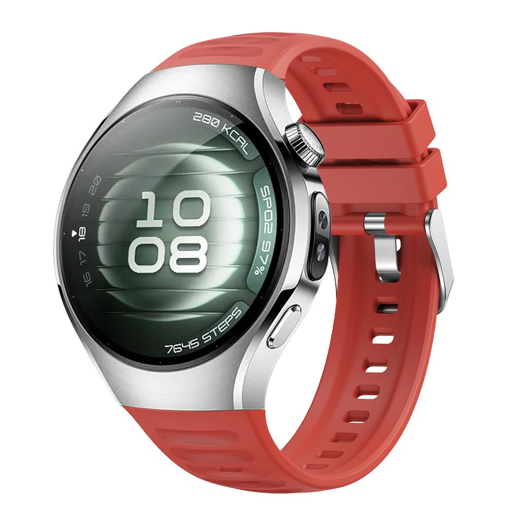 Original Silicone Strap For Huawei Watch 5 42MM No Gaps Rubber Sport Band For Huawei Watch 5 46mm Business Quick Release Band