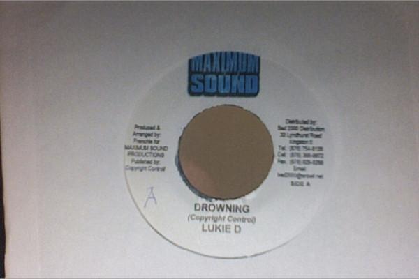 

7inch Record LUKIE D Drowing NONE Maximum Sound Jamaica Reggae Ska Dub Used