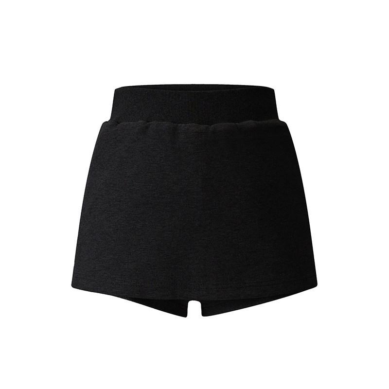 Asymmetrical Off-Shoulder Hoodie  A-Line Skirt Set for Women L