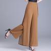 Elegant Summer Chiffon Wide Leg Pants Women Fashion Summer High Waist Pants Vintage Clothes