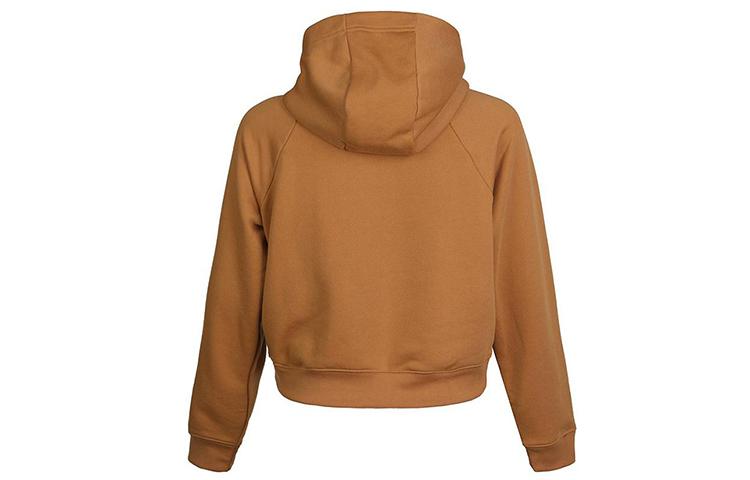 Nike Sweatshirts Women's Brown Hooded Moderate Regular CU5677-201