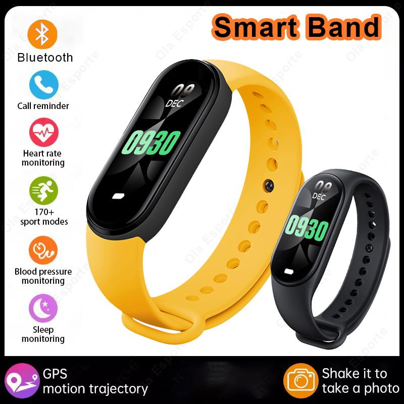 M6 Smart Band IP67 Waterproof Sport Watch Men and Woman Blood Pressure Heart Rate Monitor Fitness Smart Bracelet For Android Ios
