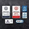 New JDM Static Car Head Glass Stickers For Volkswagen Golf MK6 MK7 Passat Polo T5 Magotan Touran Scirocco Decorative Emblem