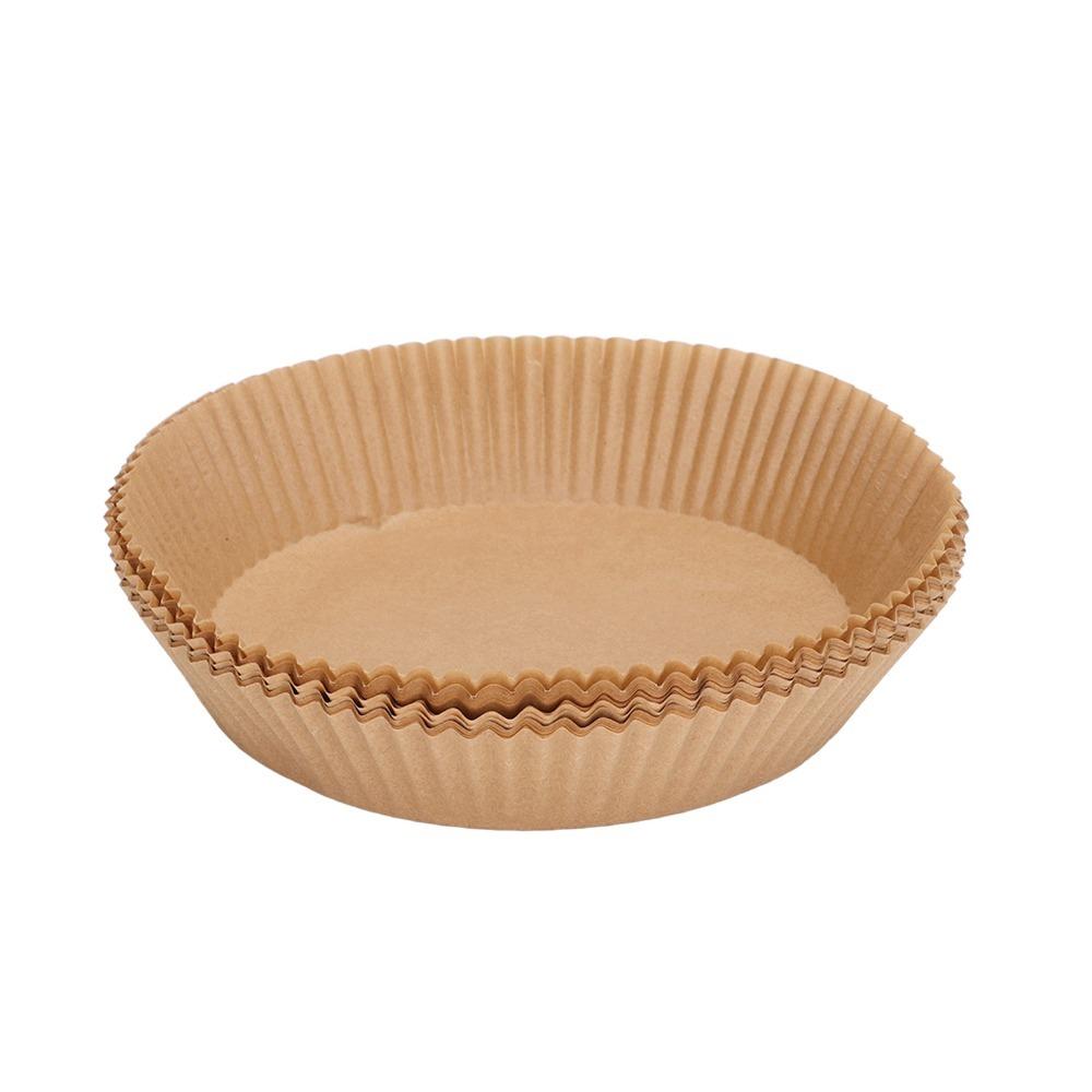100Pcs Oil Absorbing Fryer Liners High Temperature Tolerant Baking Paper Liners For Cooking