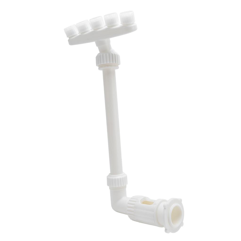 Poolfontäne 5 Düsen Höhenverstellbar Schwimmbad Wasserfall Sprinkler für Fischteich Garten