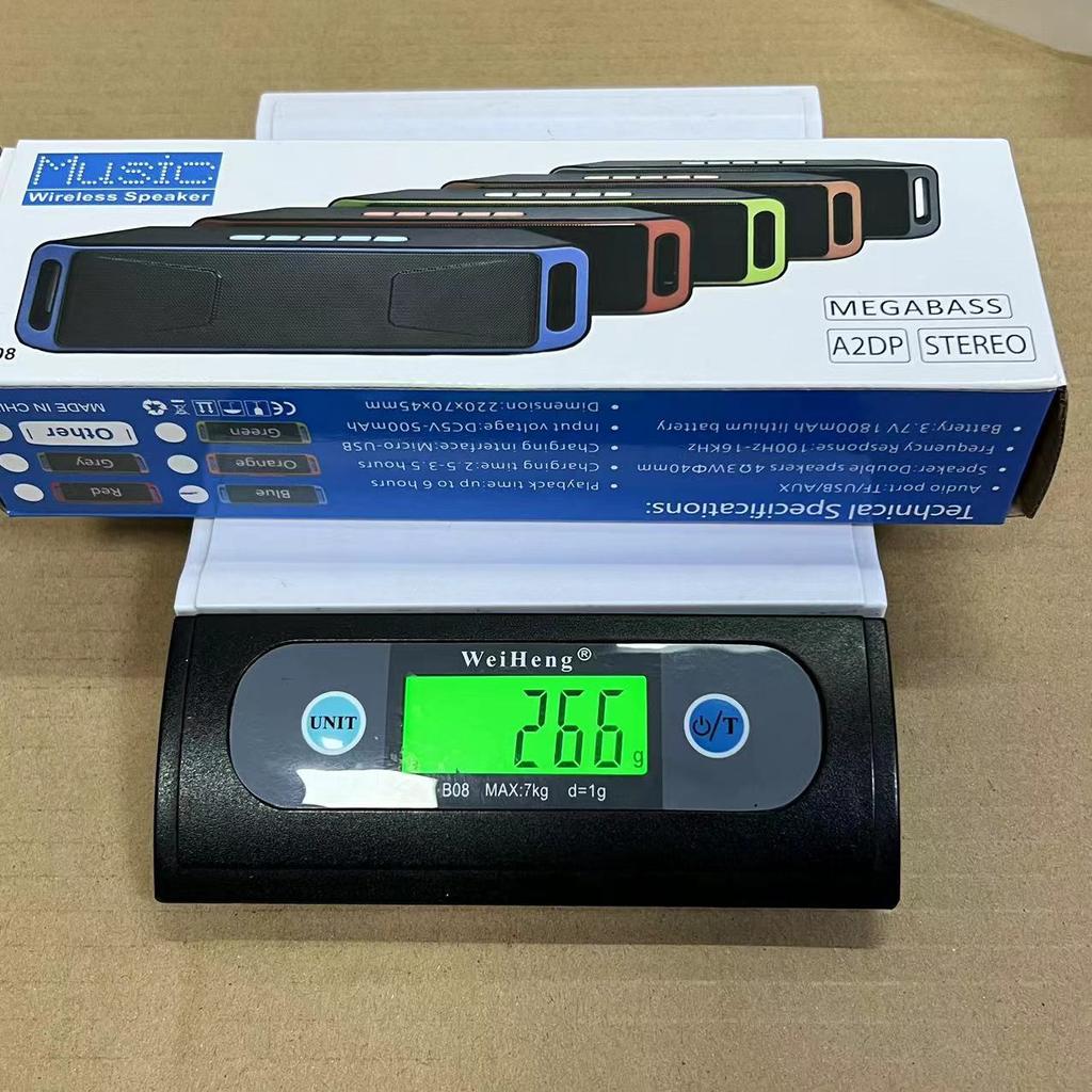 Portable Bluetooth Speaker Wireless Mini Speaker Amplifier Stereo Subwoofer Speaker TF/FM Radio USB Built-in Mic Dual Bass