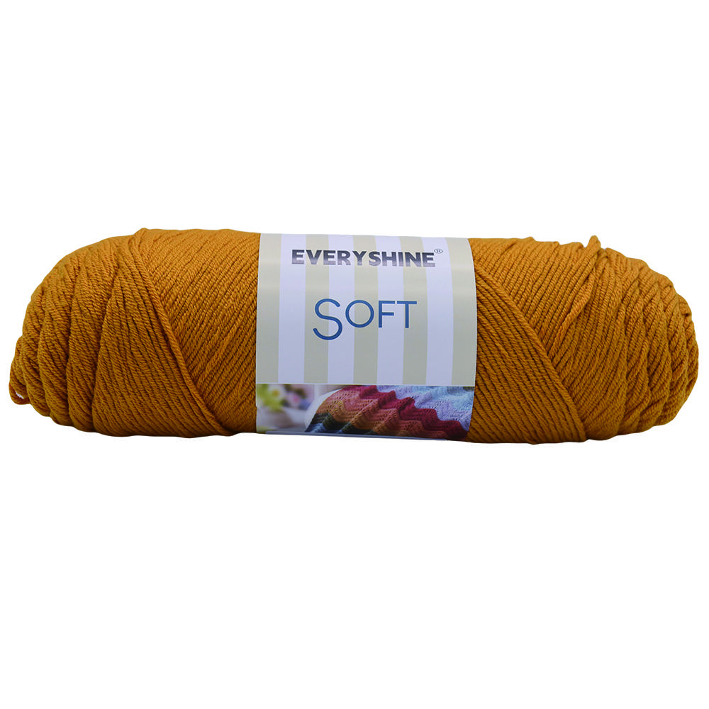 2er-Pack Acrylgarnknäuel (190g/6.7oz, 380m/416yd) – Mehrfarbiges Kammgarn zum Stricken & Häkeln – Weiche Milchfaser für Amigurumi,