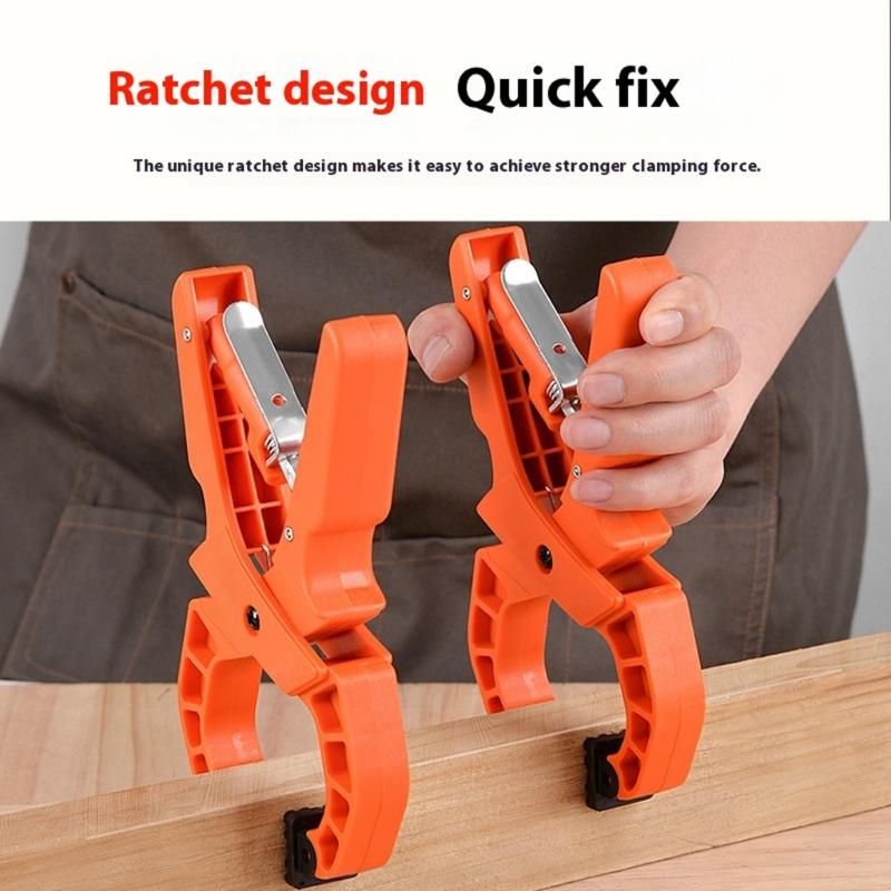 Strong Plastic Frame Clamps with Secure Locking Mechanism Small Spring Action Adjustable Clamps for Carpentry Tasks
