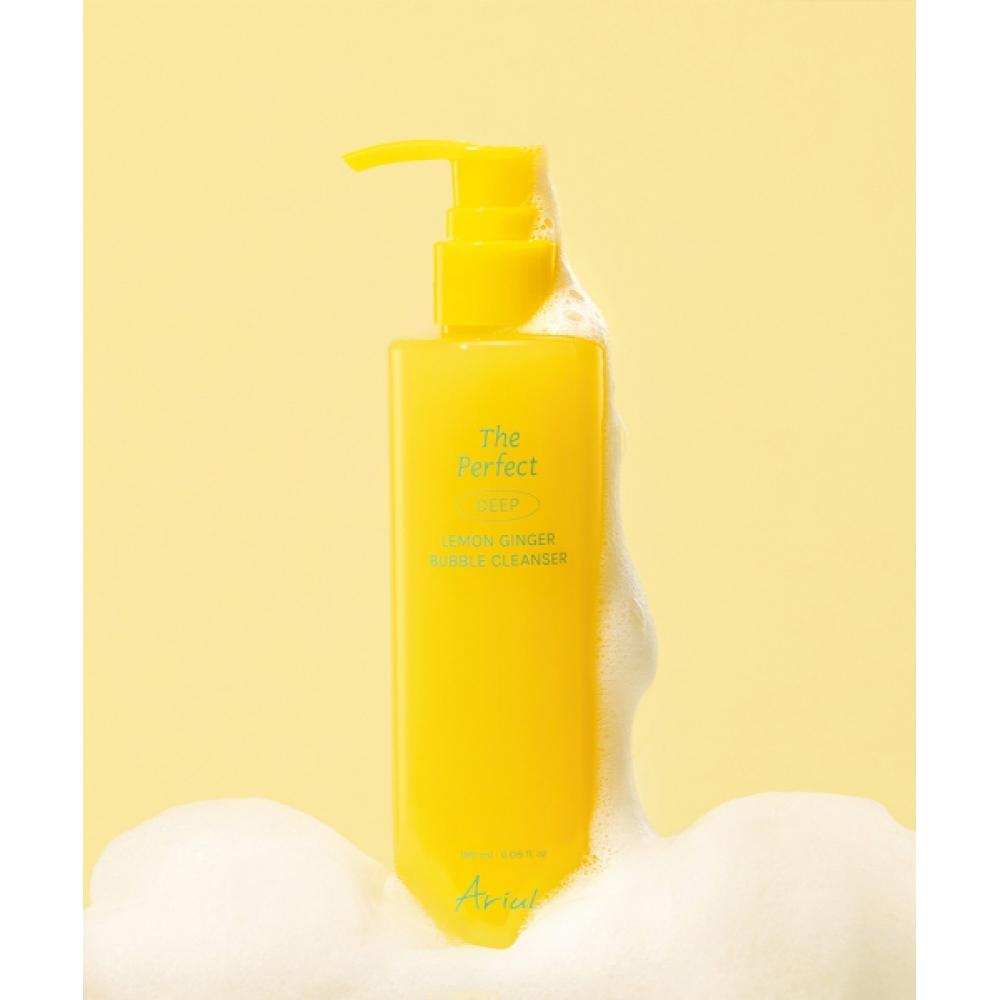 Ariul Perfect Lemon Ginger Bubble Cleanser 180ml (ARTP037) A Lemon Ginger Bubble Cleanser
