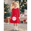 And Winter Clothing for Girls, Red Christmas Dress, Kidsren's Princess Dress with Shoulder Bag, 2025 New Autumn Clothing, Baby Kidsren's Clothing