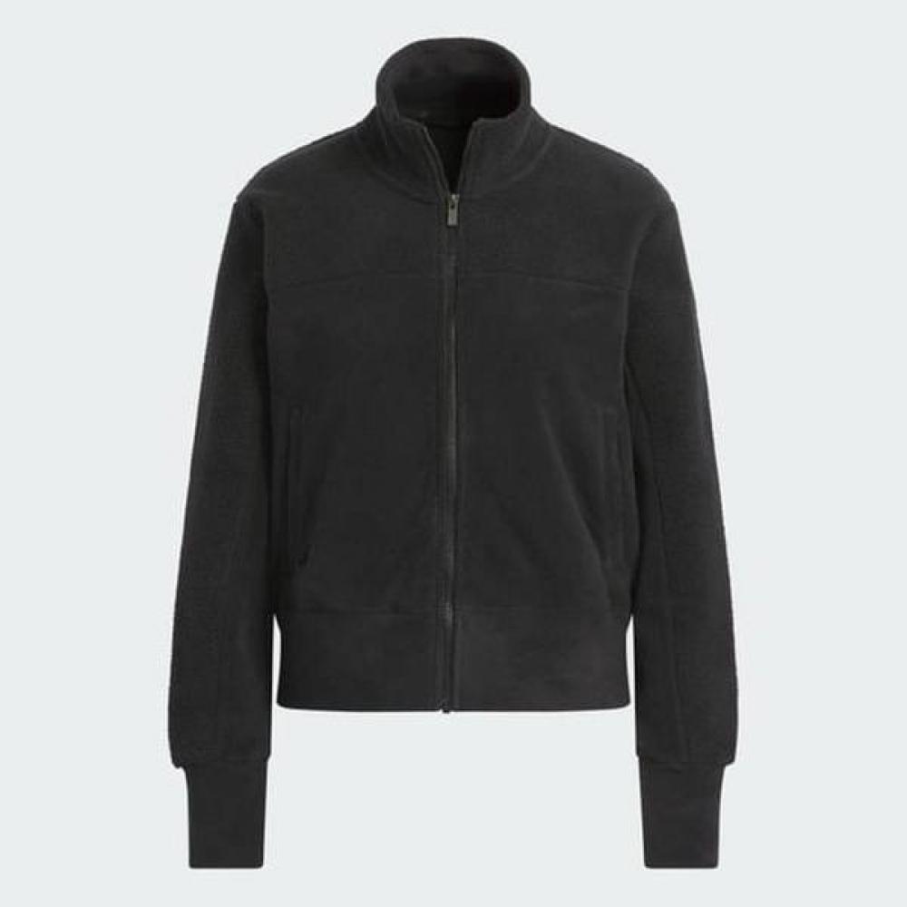 

Adidas Golf 2023 Fw Women Golf Full Zip Fleece Jacket Ik9448 IK9448 (black)/L