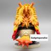 11CM Japanese Anime Demon Slayer GK Rengoku Kyoujurou Owl Big Brother Figure Model Toys Doll Kid Decorative Gift