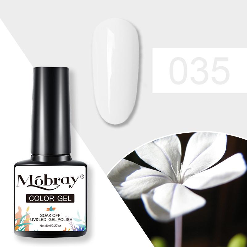 Mobray 80 Colors Gel Nail Polish 8ML Semi Permanent Gel Lacquer Soak Off UV Gel for Nail Art