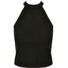 Baue deine Marke Damen Rollkragen Crop Top