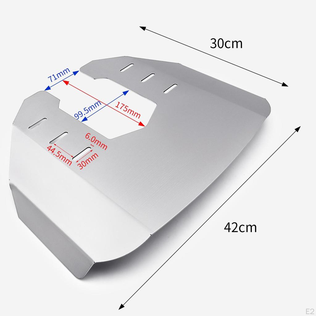 Boat Hydrofoil Stabilizer Accessory Stainless Steel Outboard Motor Stabiliser Wave Suppression Plate