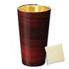 Tsubame Yamanaka Lacquer Straight Glass Double Wall Akatsuki Lacquer X 300cc SimpleBag Made In Vietnam Lacquer Made In Japan J-kitchens-SimpleBag