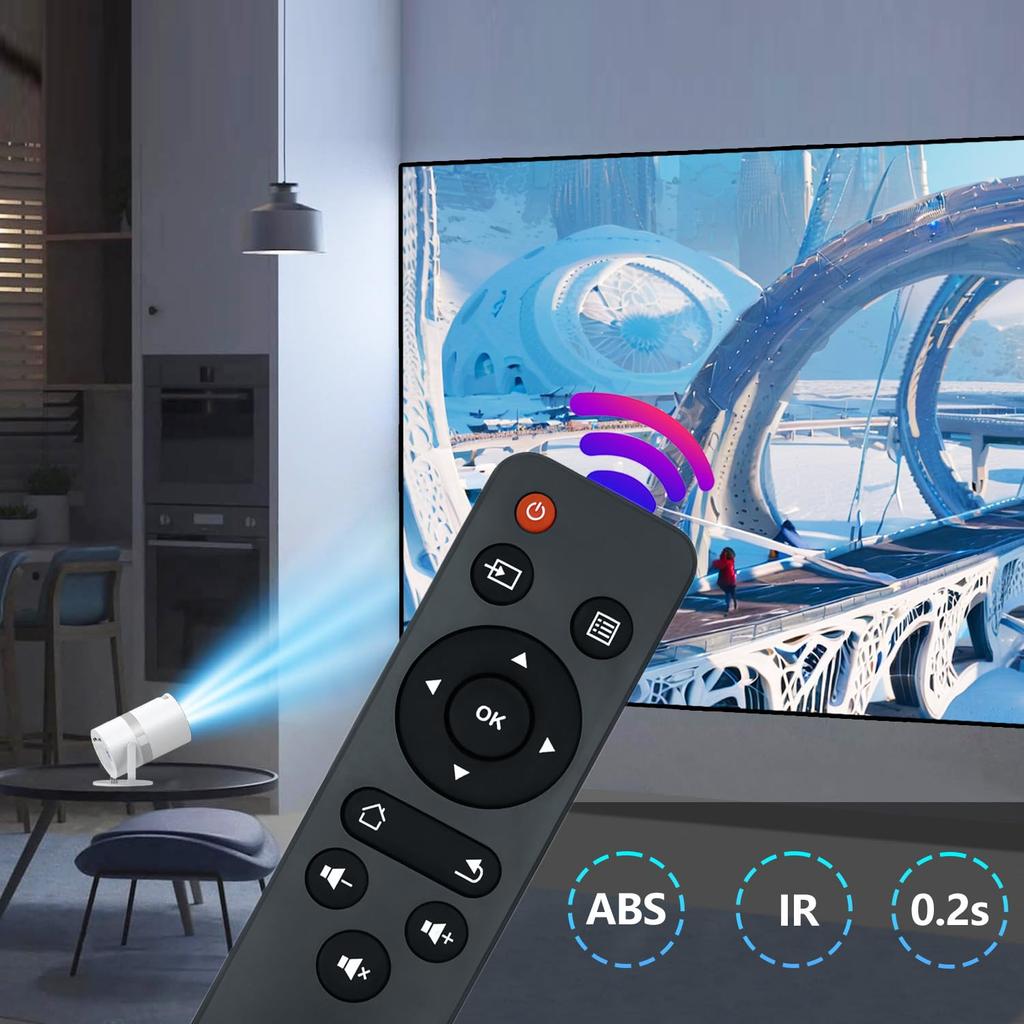 YOWHICK W33 Replacement Remote Control for OWNKNEW K11 Mini Portable 1080p Projector