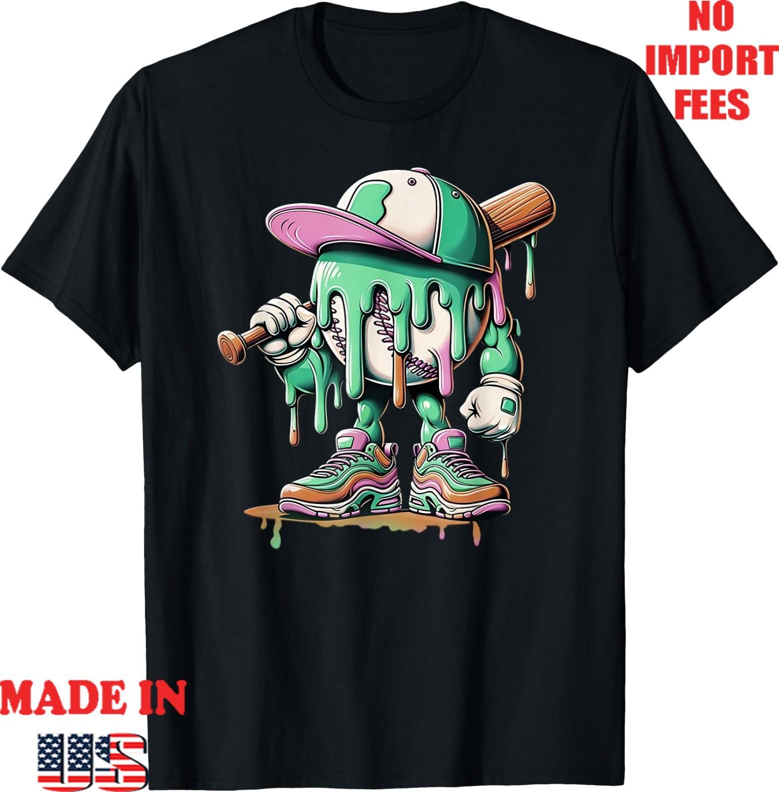 Baseball Lifestyle 101 Apparel Youth Baseball Drip Cream T-Shirt, Kid Adult Tee S разноцветный