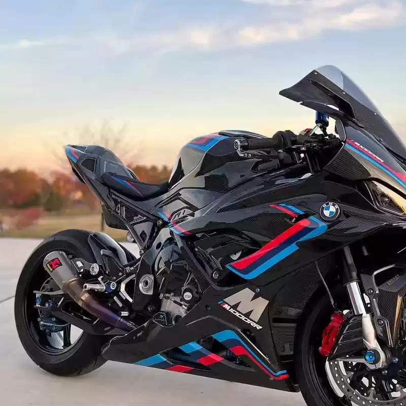 Applicable To the BMW S1000RR and M1000RR. Full Vehicle Decal Application. Tank Decal with Anti-slip Coating