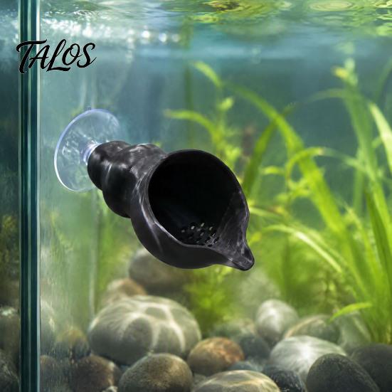 Plastic Shell Ornament Betta Fish Hammock, Conch Pad with Strong Suction Cup, Natural Resting Hammock Bed Bubble Nesting Spot for Tanks, Aquarium