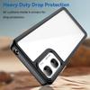 For Motorola Moto G06 Power 4G/Motorola Moto G06 4G Phone Case WANLONFENG XC Series TPU Acrylic Cover with Tempered Glass (Big Lens Hole)