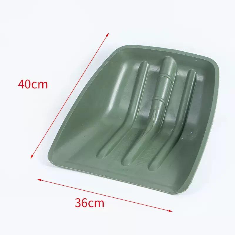 

Міцна Загартована Пластикова Лопата для Снігу, Кукурудзи та Загального Використання на Відкритому Повітрі