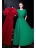 European Style Spring/Summer 2026 Women's Ruffle Short Sleeve Pleated Dress