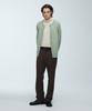 Knitted Shaggy Dog 100% Wool Round Cardigan Mint