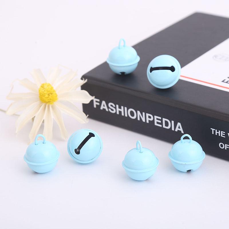 22mm Candy Color Baked Paint Round Pet Collar Bell - Christmas Accessories