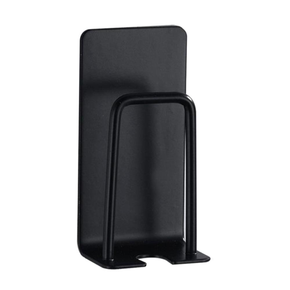 

Держатель зубной щетки из нержавеющей стали, настенный держатель для зубной щетки, органайзер для экономии места в доме чёрный