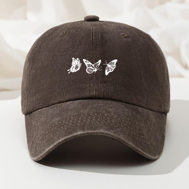 Fashion Baseball Cap Retro Washed Casual Hat Curved Brim Peaked Cap Dad Truck Fishing Hat
