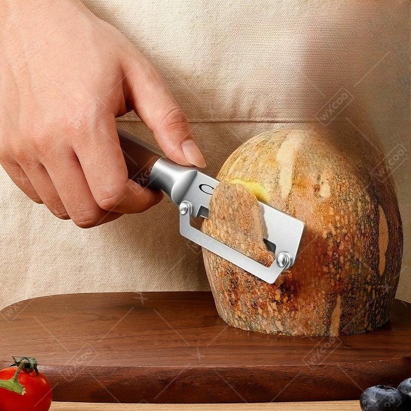 WXCOO Stainless Steel Sugarcane Peeler Thick Blade Slicing Fruits and Vegetables for Kitchen Fruit Potato Pineapple Peeler