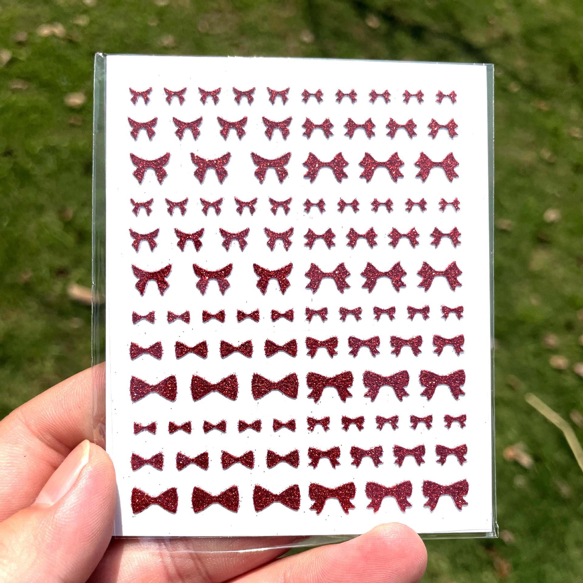 

Набор для самостоятельного изготовления наклеек на ногти и татуировок на лице для детей, маскарада и представления Bow Tie красный