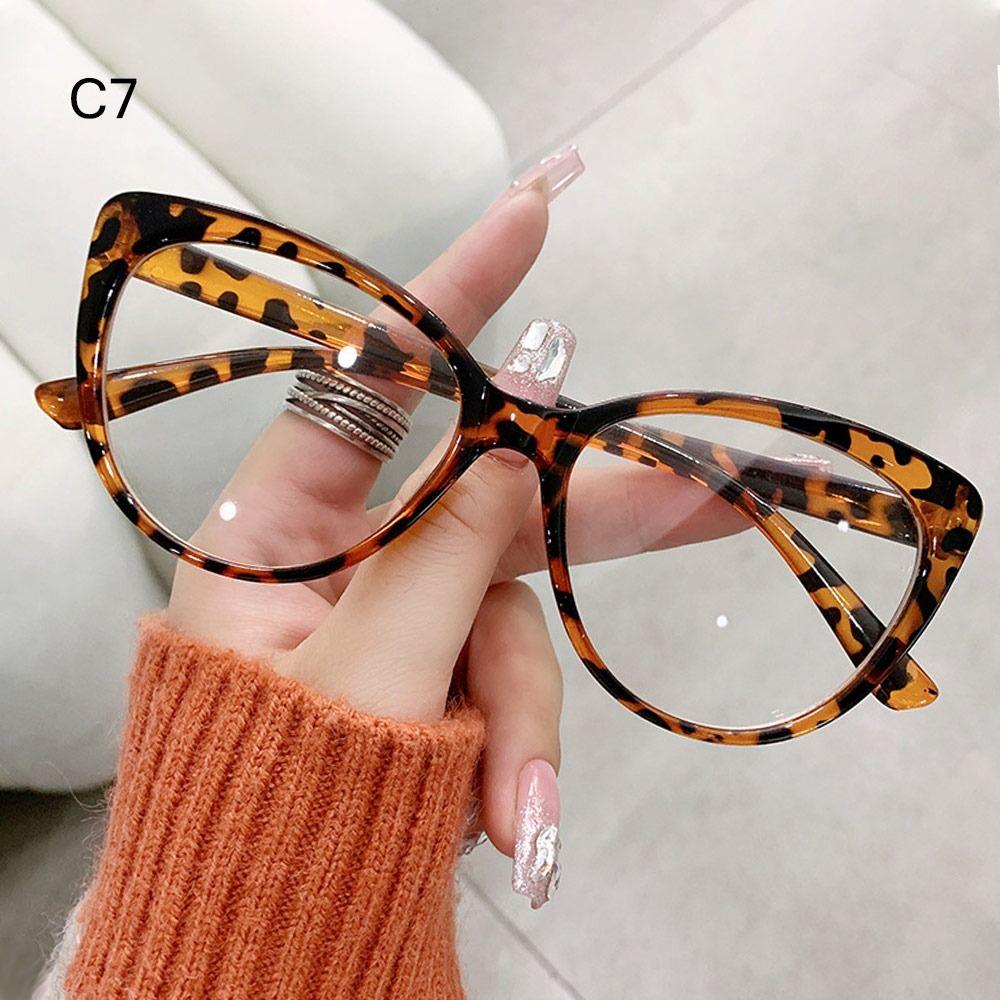 New Fashion Blue Light Blocking Glasses Retro Style Filter UV Plain Glasses Optical Eyeglass Frame for Women