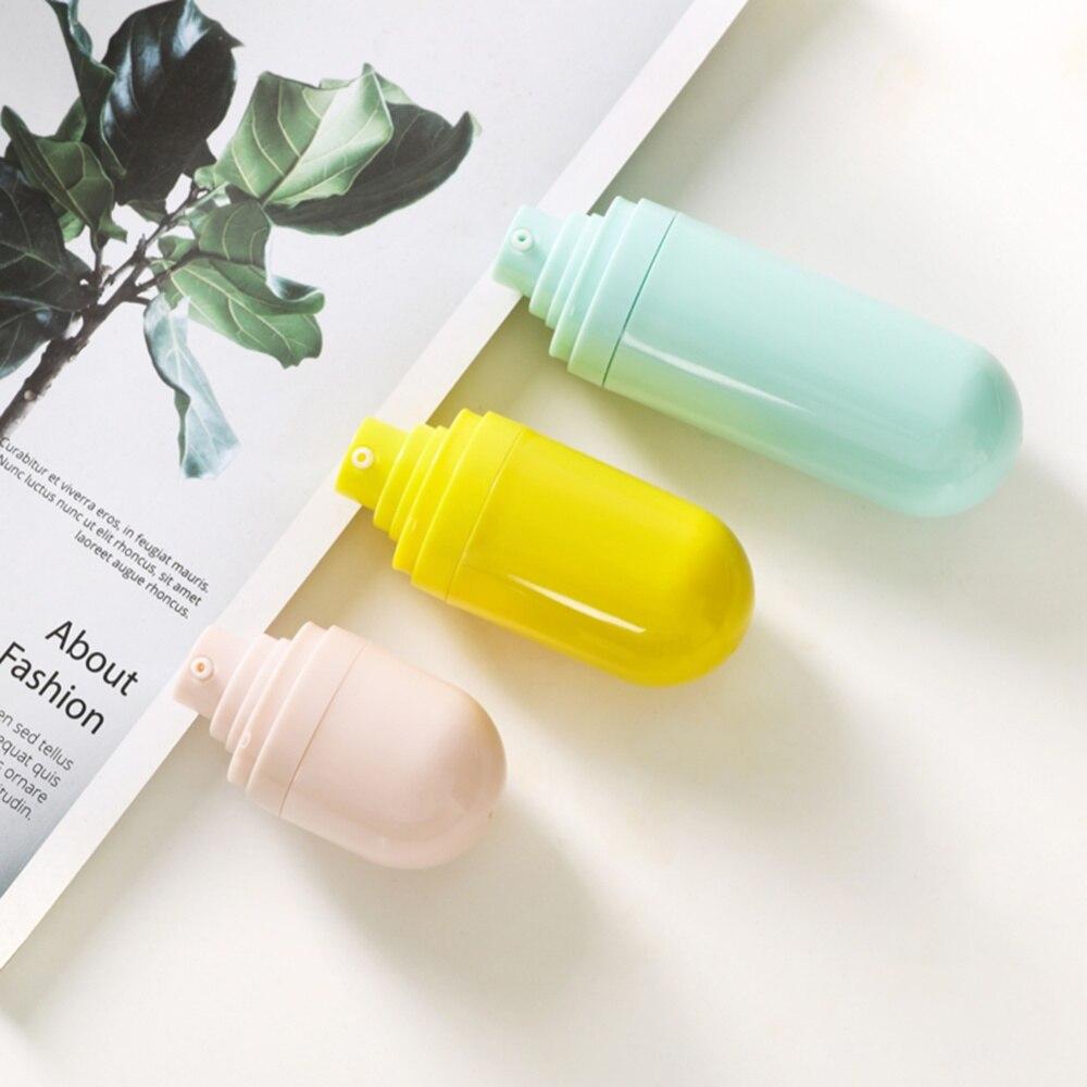 Inverted Lotion Bottle with Locking Cap Screw Bottle Mouth Design