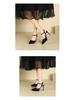 1088-15 Women's Waterproof Platform Stiletto Sandals - Summer 2025 Style, Hollow Pointed Heels