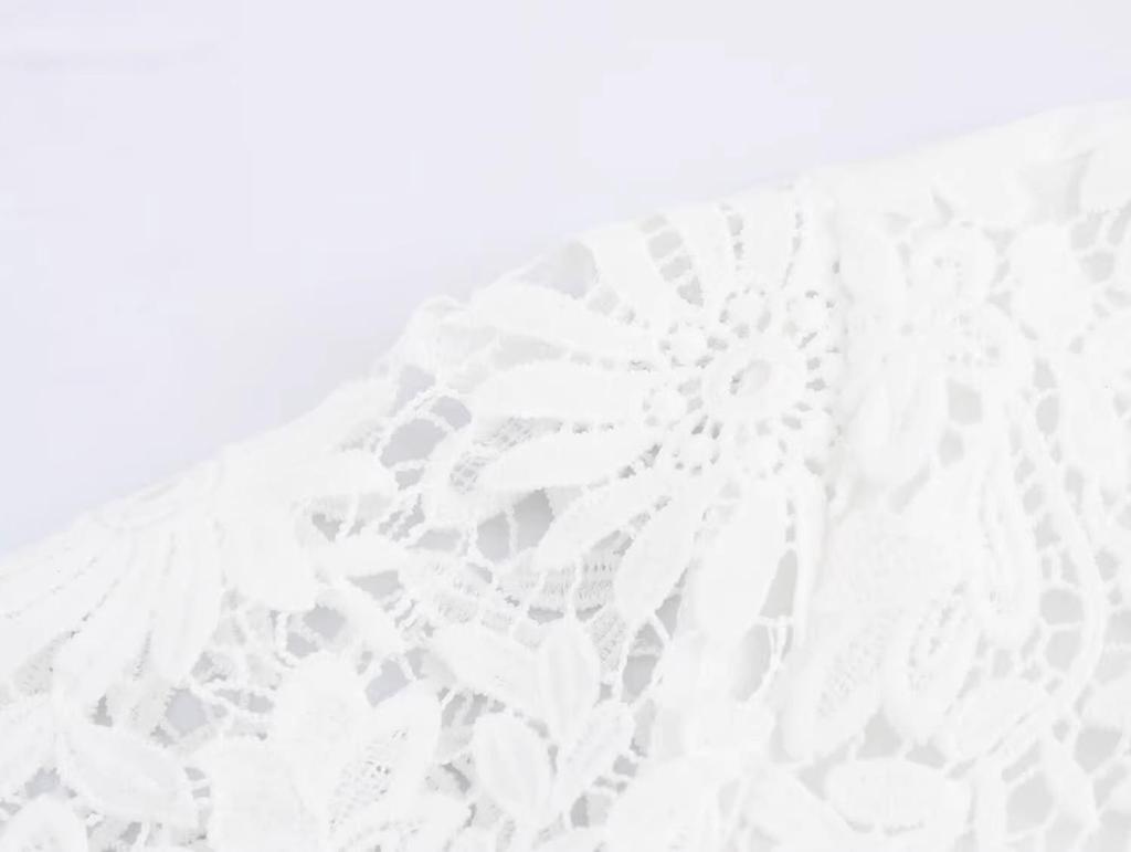 2025 Spring Women's Casual Patchwork Lace Long Sleeve Shirt - European & American Style Fashion