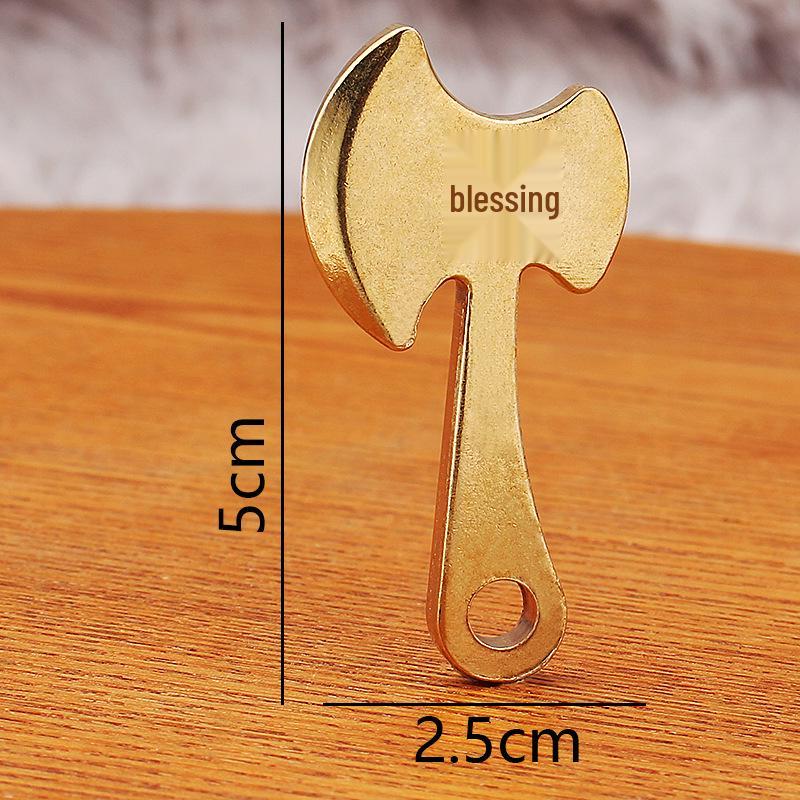 

Латунный Мини Подвеска-Шарм в виде Счастливого Топора Брелок - Аксессуар на Удачу