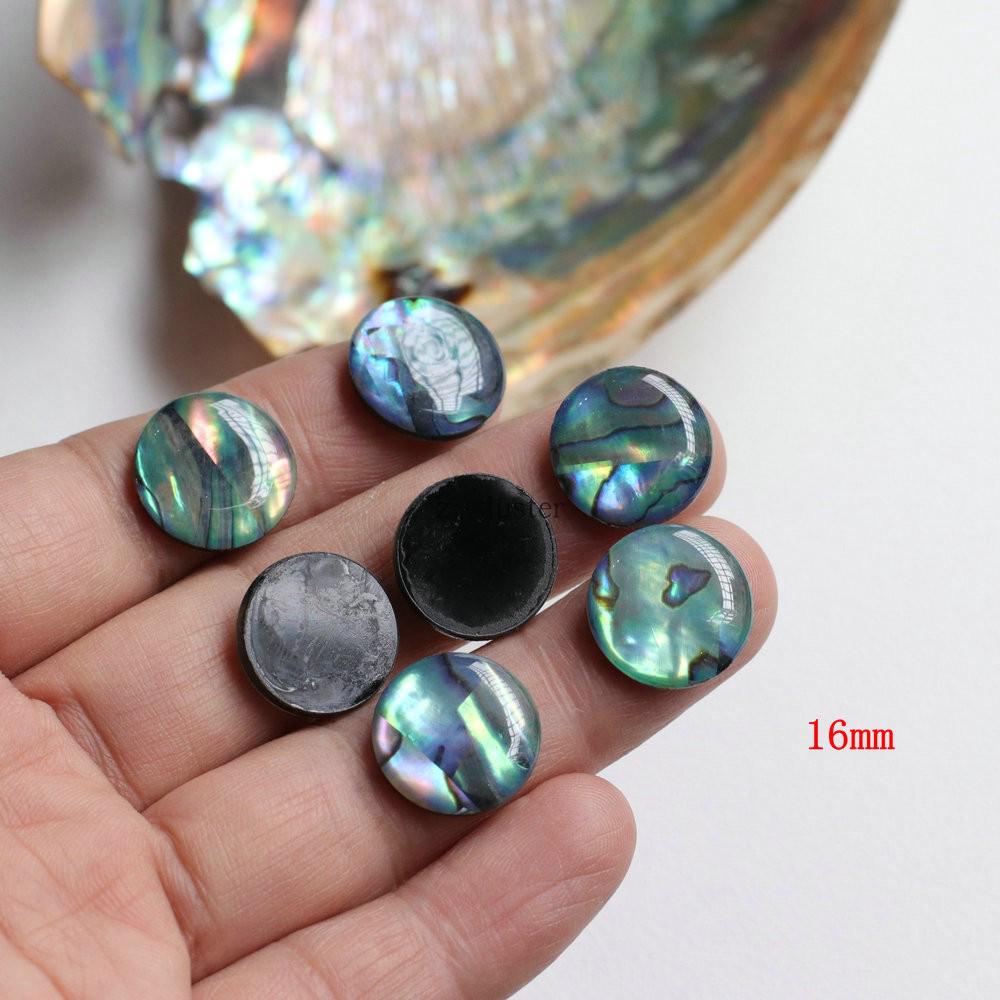 4-20mm Round Abalone Sticker Acrylic Board Patch for DIY Jewelry, Hairpin, and Headdress Accessories