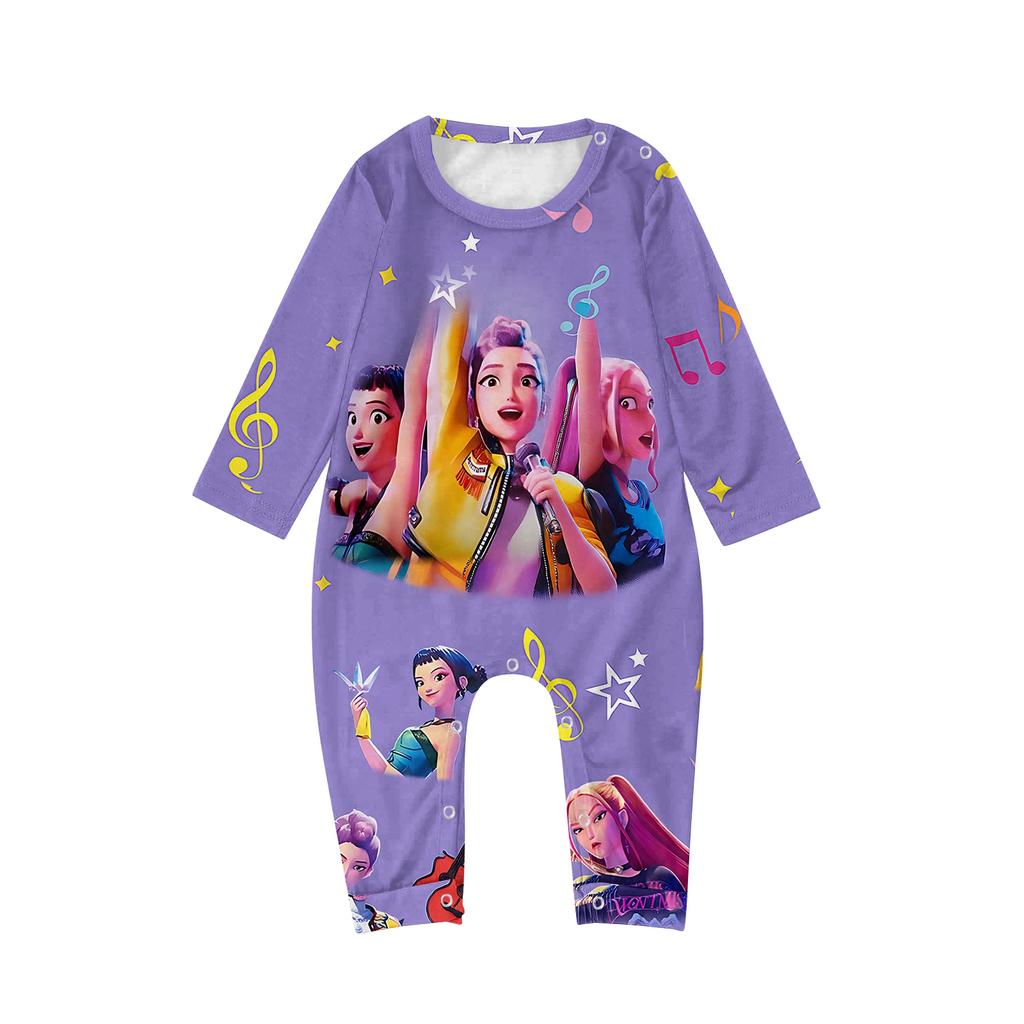 Familie Matchende Sett Pyjamas, Loungewear Antrekk, Familie Matchende Langermet Topp+Bukse Sett