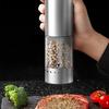 Automatic Adjustable Spices Grinder For Cooking Rechargeable Design With Transparent Window Kitchen Accessory