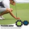 Leitor de Green de Putt Portátil Ferramenta de Putting de Golfe Para Golfista Marcador de Bola de Golfe Nível de Alta Precisão Auxílio para Leitura de Green Acessórios de Golfe