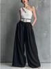 Women's Wide Leg Pants with Detachable Belt In Multiple Colors