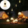Retro Design Rechargeable Lantern Hanging Hook LED Camping Light Table Lamp Mini Lantern  Tent