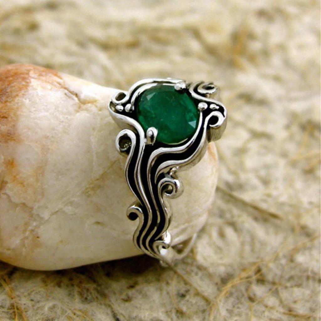 Elegant Wedding Bridal Party Accessory Lady Rhinestone Inlaid Ring Jewelry