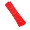 72pcs Bicycle Spoke Skins Decorative Cool Universal Spoke Wrap Cover for Mountain Dirt Kids Bike