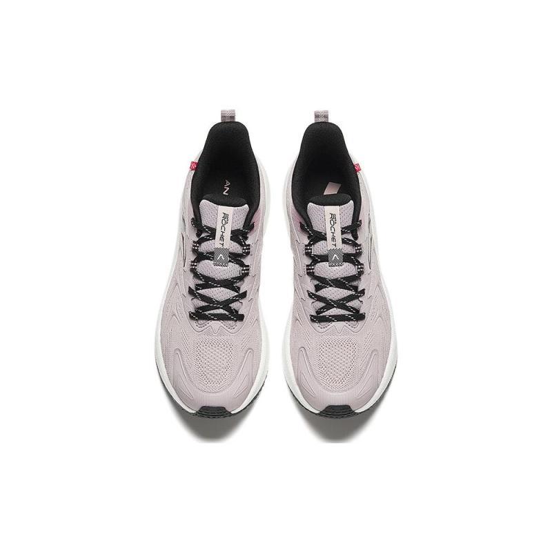 Anta Rocket 5.0 Cushioned Slip-Resistant Low-Top Running Shoes Women's Gray Black Sneakers 122345523-6